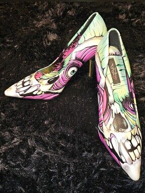 Iron Fist Zombie Stomper High Heel Pumps Deadstock